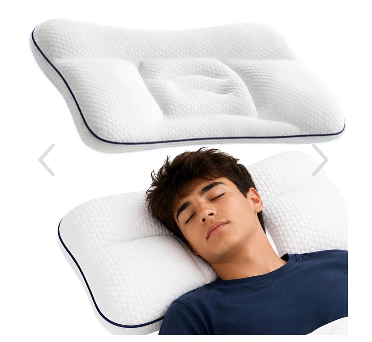 Oreiller ergonomique enfant et ado (1 à 18 ans)
